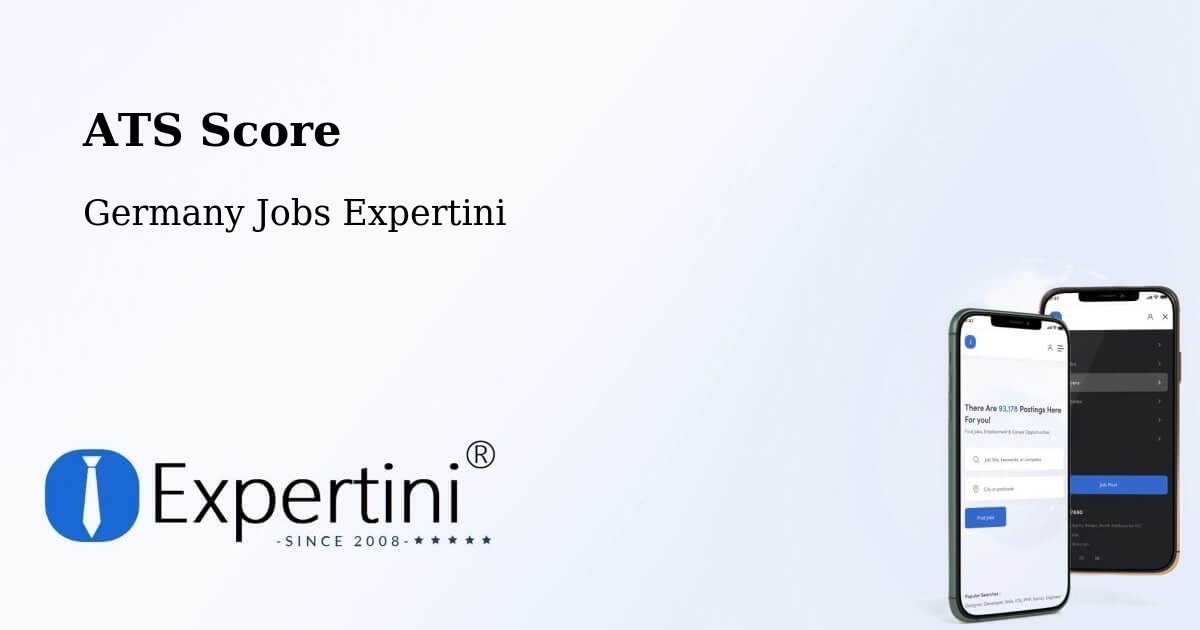 Resume ATS Score & Job Description Match Tool – Kassel - Germany Jobs Expertini